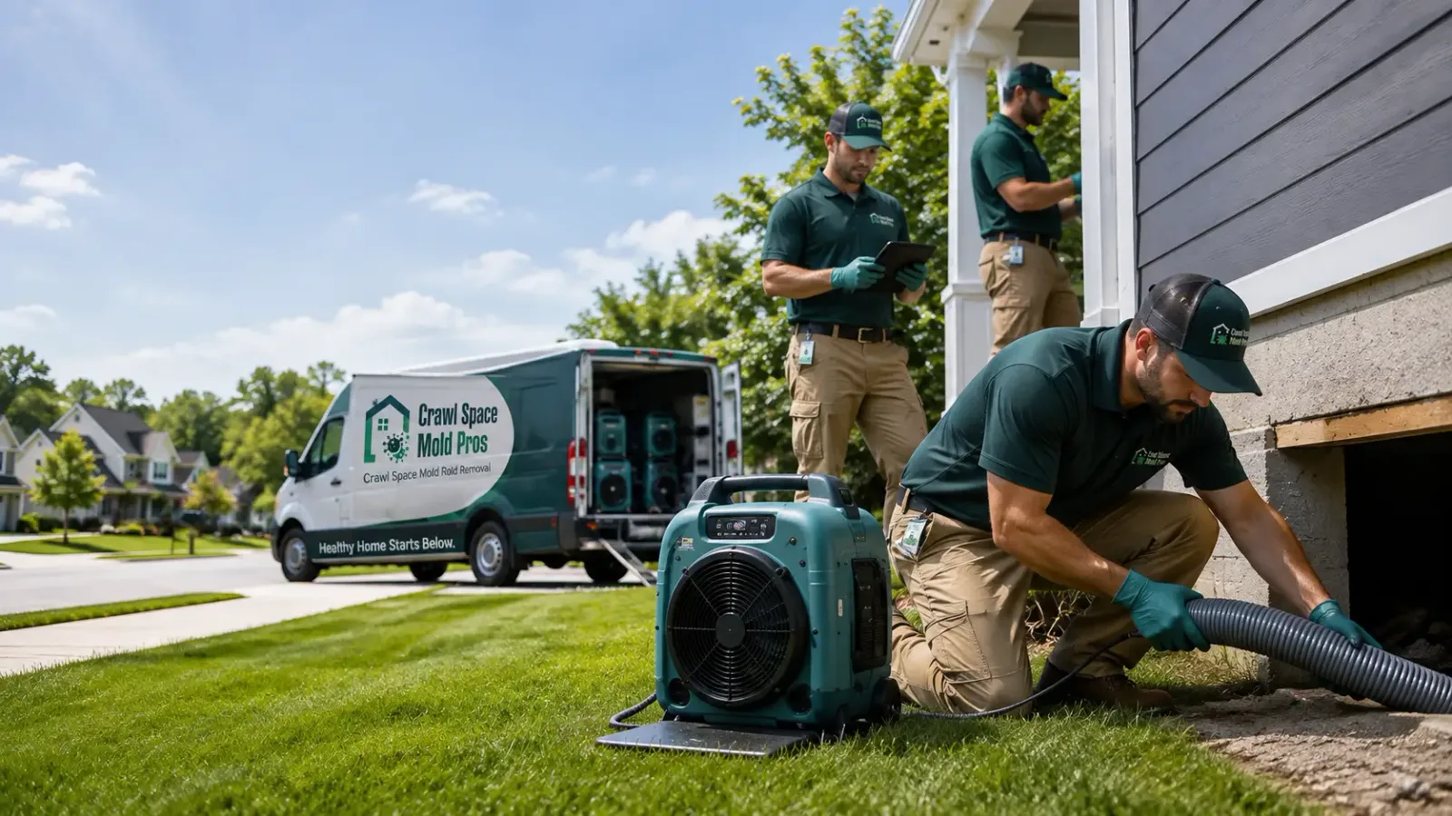 Crawl Space Mold Removal in San Miguel, CA